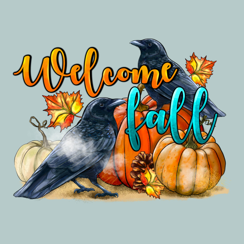 Welcome Fall With Crow Heavy Core Tee by LillyAllenDesigns | Teevron