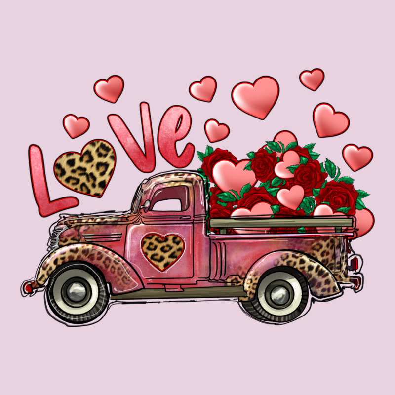 Love Truck With Roses And Leopard Ladies Tee by RanaPortraitStore | Teevron