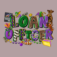 Loan Officer Mardi Gras Cowgirl Vintage Hoodie | Teevron