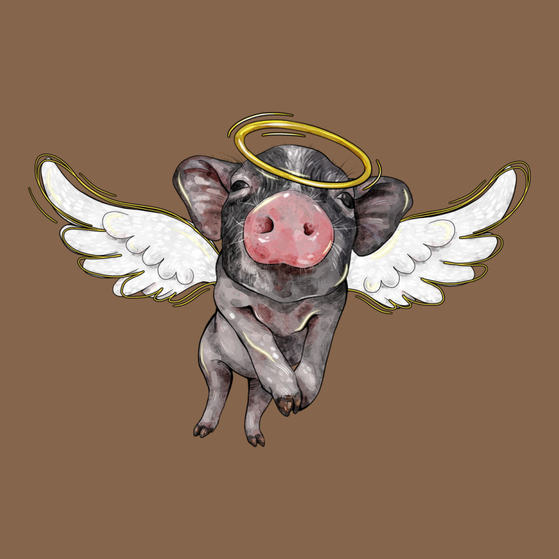 Angel Baby Pig Premium Tee by BarkalooDesign | Teevron