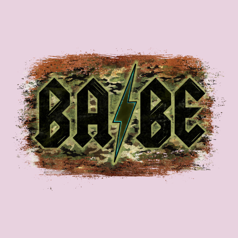 Camouflage Patterned Babe Tried Ladies Tee by Bettercallsaul | Teevron