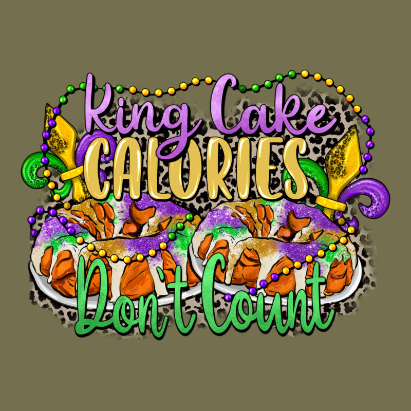 King Cake Calories Dont Count Vintage Hoodie by CowGirlArtShop | Teevron