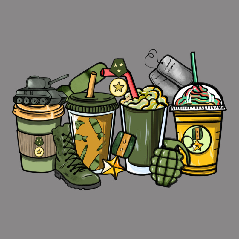 Army Coffee Cups 4th Of July Vintage Tee by HowdyJamesFarm | Teevron