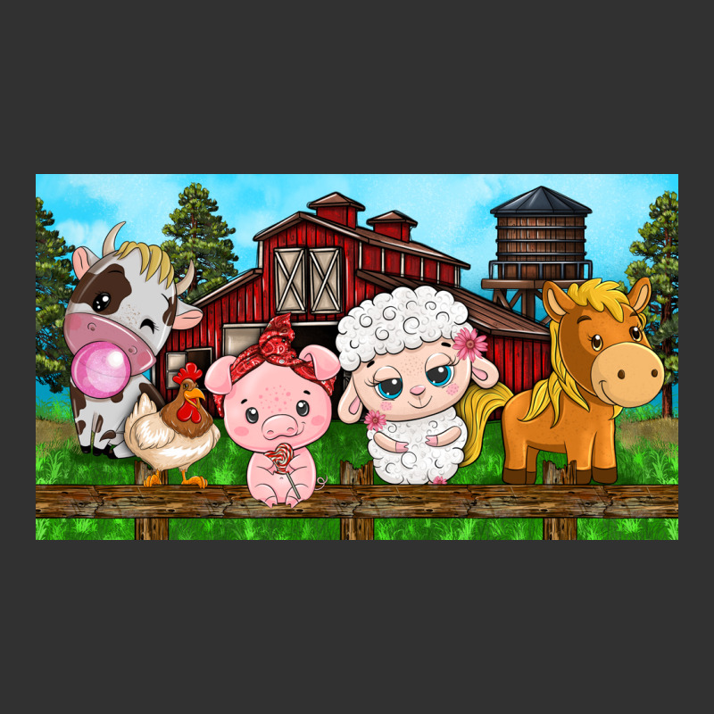 Cute Farm Animals Urban Heavy Tee by TumblerDesignByShophia | Teevron