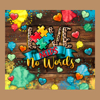 Love Needs No Words Vintage Hoodie | Teevron