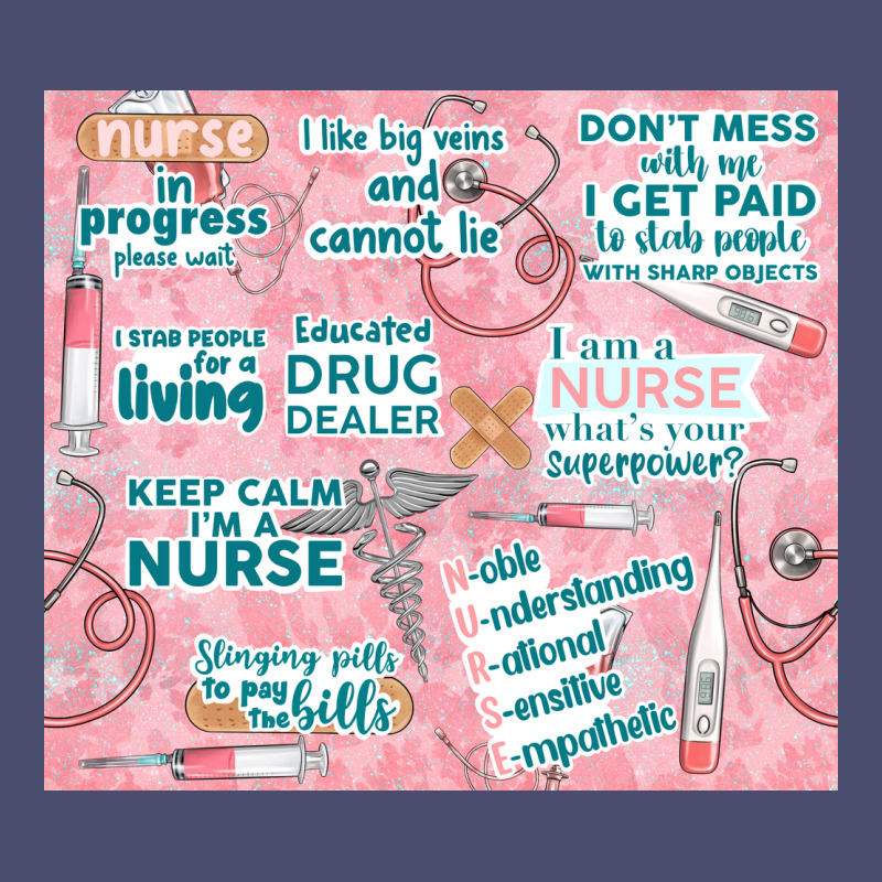 Funny Nurse Vintage Tee by TumblerDesignByShophia | Teevron