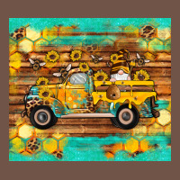 Western Bee Gnomes Truck Honeycomb  Leopard Turquoise Wooden Serape Premium Sweatshirt | Teevron