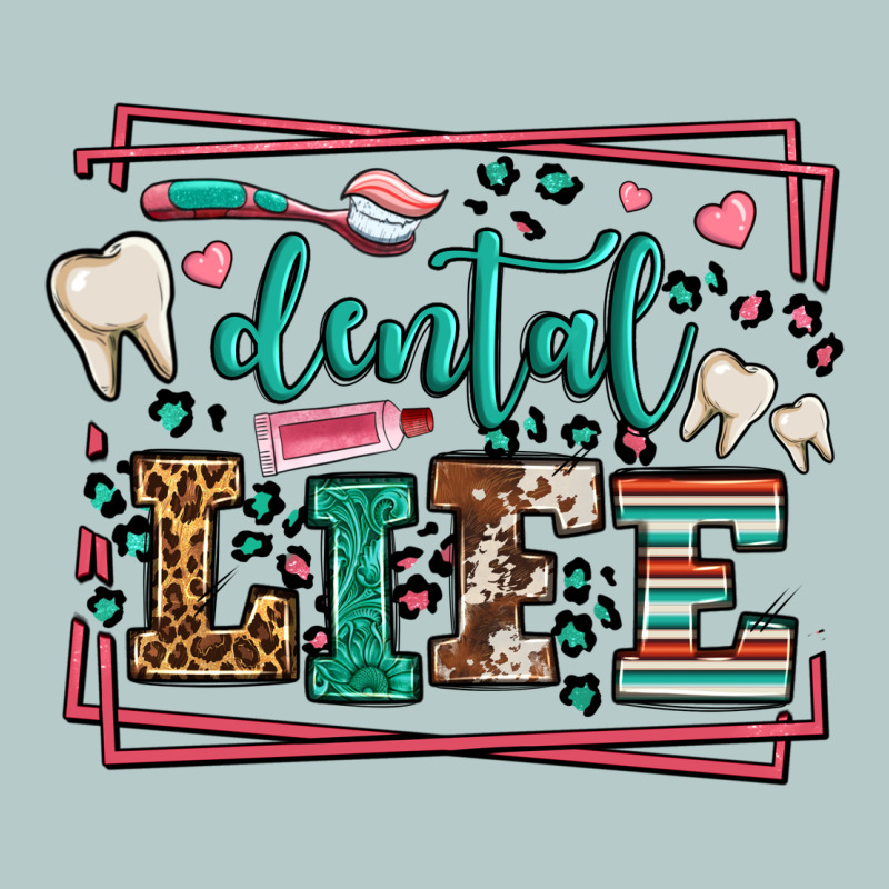Dental Life Leopard Frame Heavy Core Tee by LillyAllenDesigns | Teevron