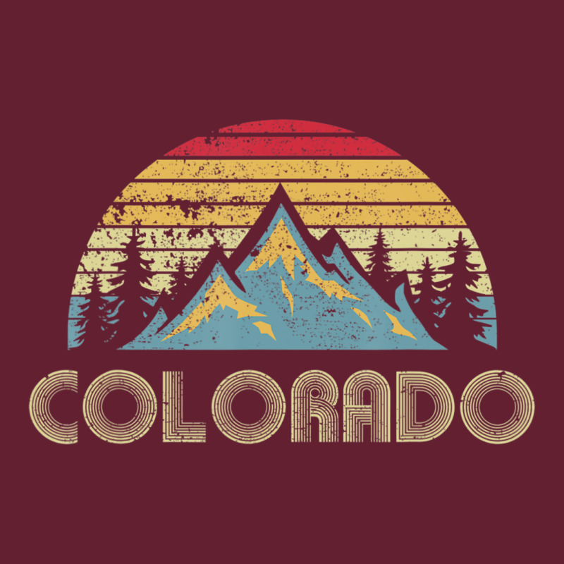 Colorado Retro Vintage Mountains Nature Hiking Classic Tee by minhPixels | Teevron