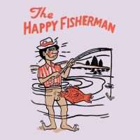 Vintage The Happy Fisherman 2022 Fishing Mens Kids Classic Tee | Teevron