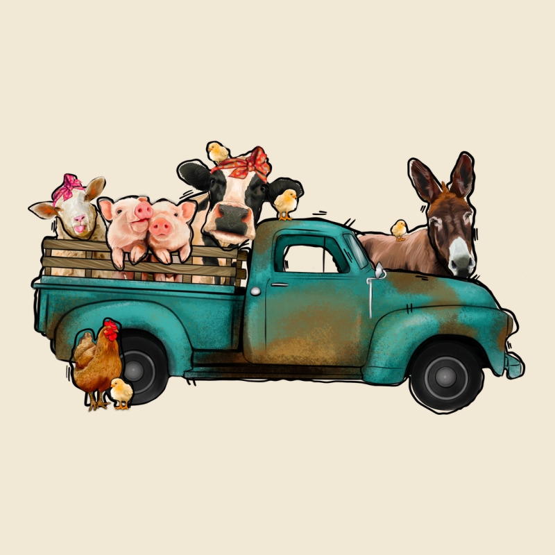 Farm Animals Truck Premium Tee by Jasminsmagicworld | Teevron