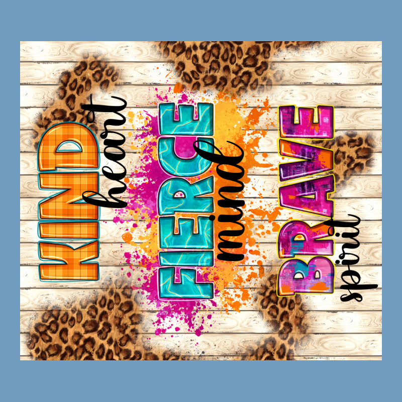 Kind Heart Fierce Mind Brave Spirit Urban Heavy Tee by TumblerDesignByShophia | Teevron