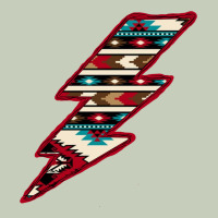 Western Aztec Pattern Lightning Ladies Tee | Teevron