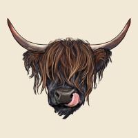 Black Highland Cow Ladies Tee | Teevron