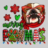 Merry Pawmas Christmas Bulldog Premium Tee | Teevron