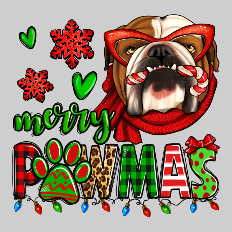 Merry Pawmas Christmas Bulldog Premium Tee by Jasminsmagicworld | Teevron