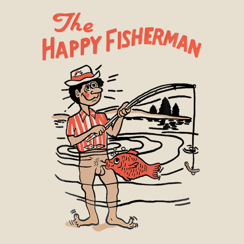 Vintage The Happy Fisherman 2022 Fishing Mens Kids Urban Heavy Tee by minhPixels | Teevron