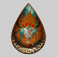 Leopard Bullskull Teardrop Earrings Premium Tee | Teevron