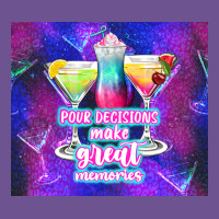 Pour Decisions Make Great Memories Vintage Tee | Teevron
