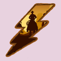 Cowboy Sunset Lightning Ladies Tee | Teevron