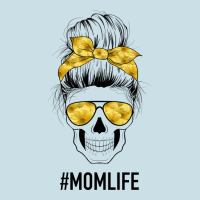 Yellow Flower Mom Skull Ladies Tee | Teevron