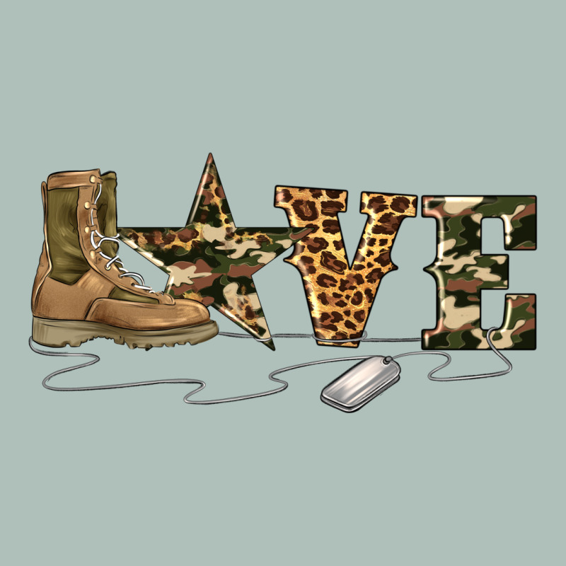 Camouflage Military Boots Love Heavyweight Hoodie by Artiststas | Teevron