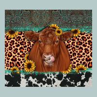Red Angus Leopard Heavy Core Tee | Teevron