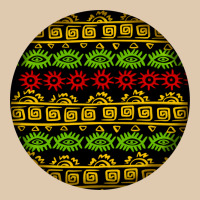 African Masks Round Earrings Heavyweight Sweatshirt | Teevron