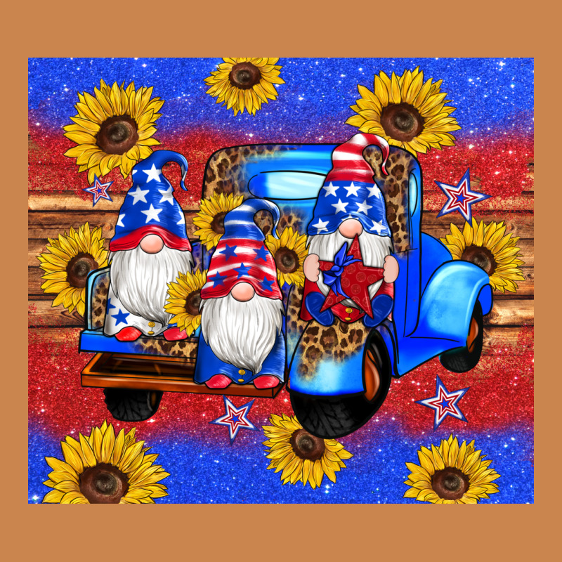 American Flag Gnomes Truck Sunflowers Star Leopard Glitter Heavyweight Hoodie by Artiststas | Teevron