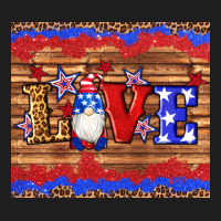 American Flag Gnomes Love Star Leopard Glitter Heavyweight Hoodie | Teevron