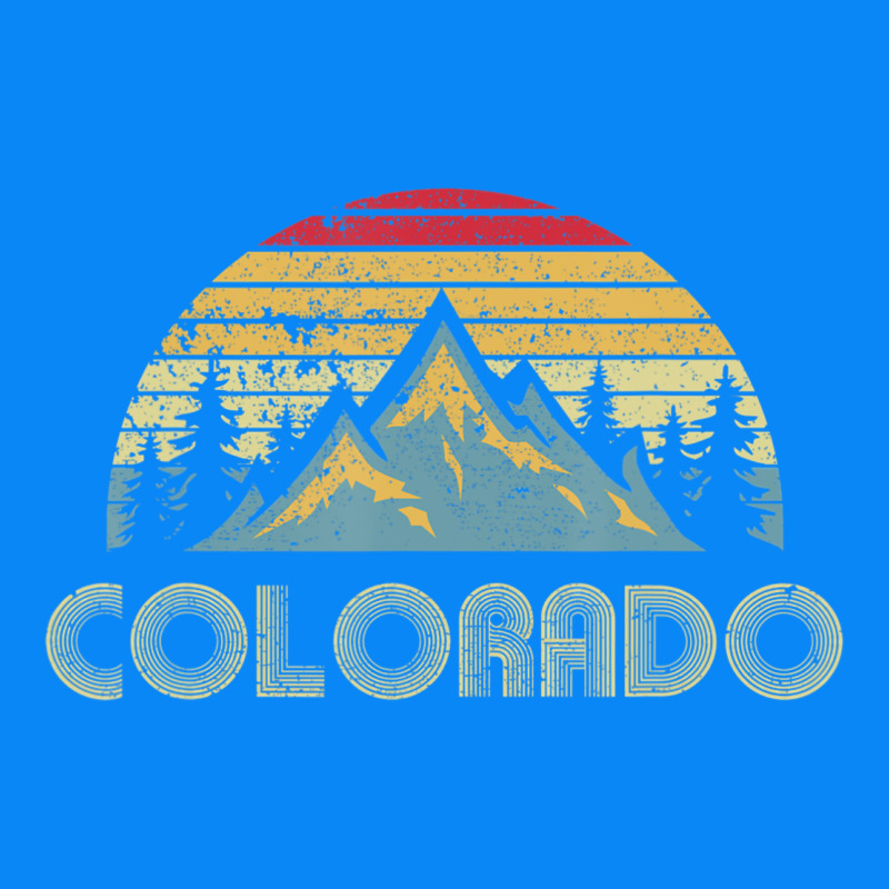 Colorado Retro Vintage Mountains Nature Hiking Zipper Hoodie by minhPixels | Teevron