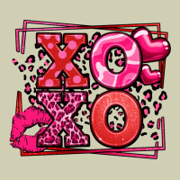 Xoxo Valentine's Day Leopard Frame Heavy Core Tee | Teevron