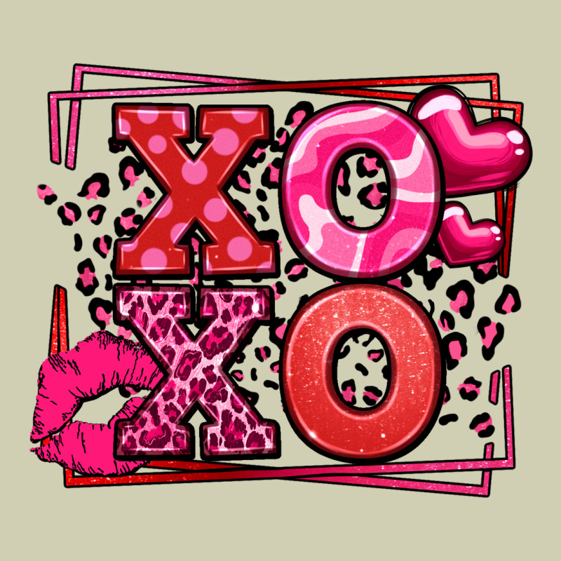 Xoxo Valentine's Day Leopard Frame Heavy Core Tee by LillyAllenDesigns | Teevron