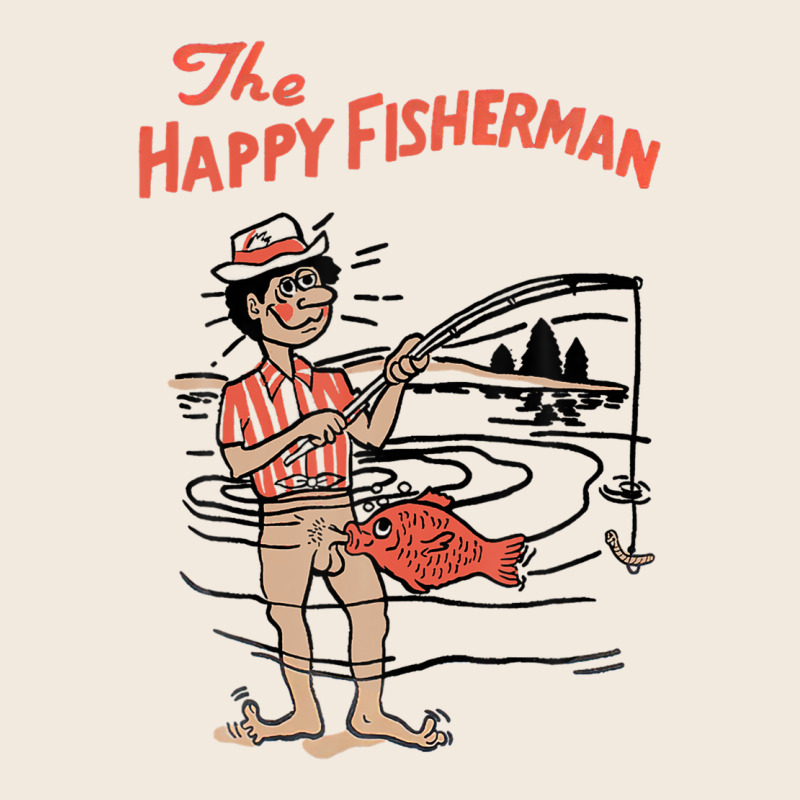 Vintage The Happy Fisherman 2022 Fishing Mens Kids Zipper Hoodie by minhPixels | Teevron