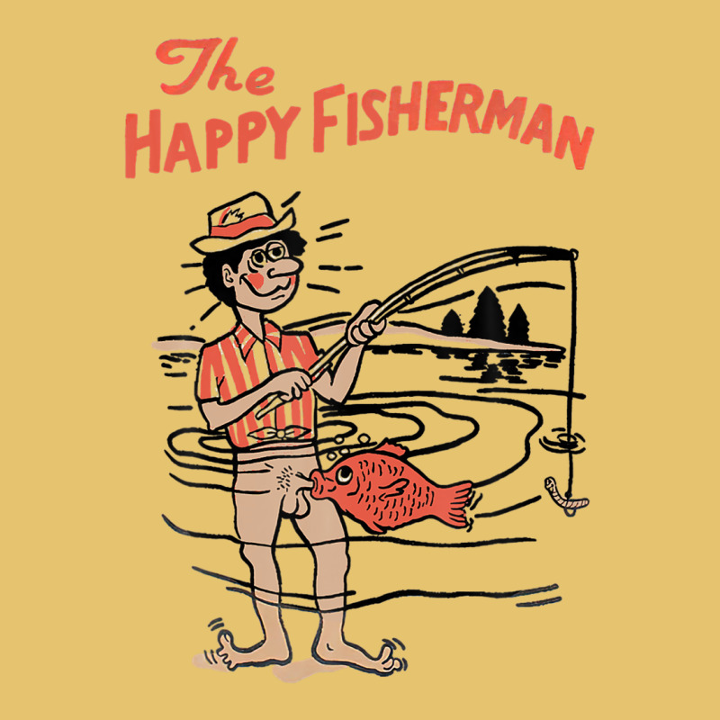Vintage The Happy Fisherman 2022 Fishing Mens Kids Premium Sweatshirt by minhPixels | Teevron