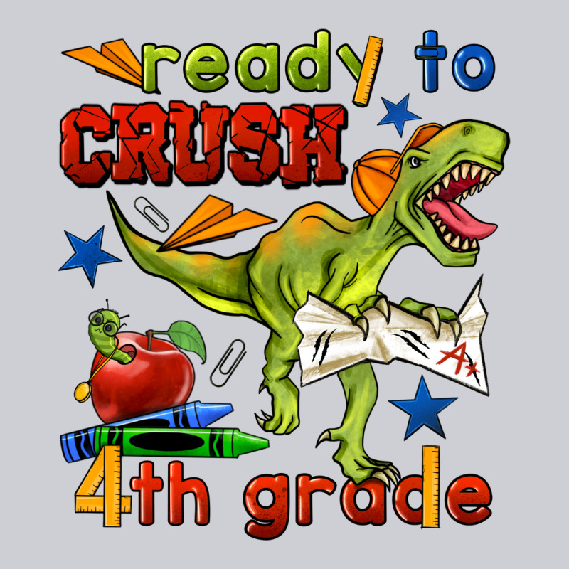 Ready To Crush 4th Grade Heavyweight Sweatshirt by BundleAndBundleShop | Teevron