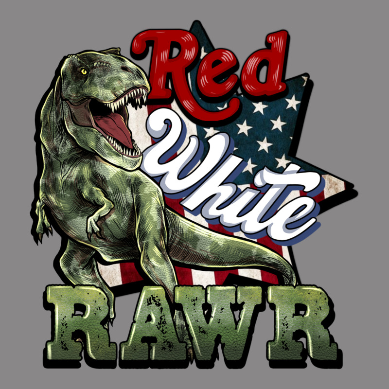 Red White Rawr 4th Of July Vintage Tee by HowdyJamesFarm | Teevron