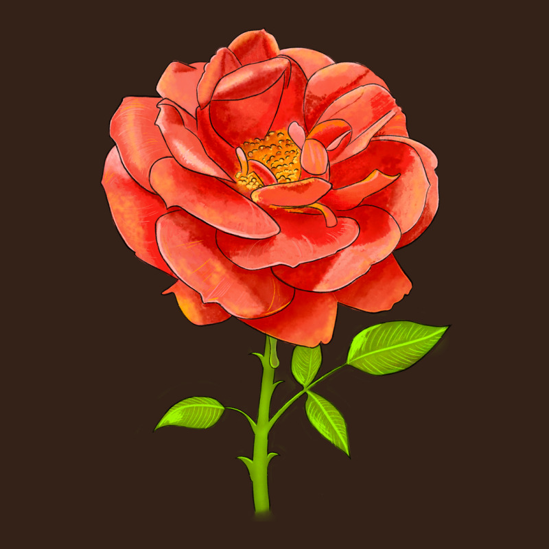 All A Twitter Rose Heavy Core Tee by LillyAllenDesigns | Teevron