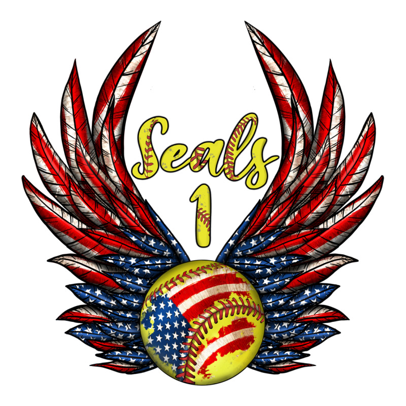 Angel Wings Softball Premium Tee by Jasminsmagicworld | Teevron