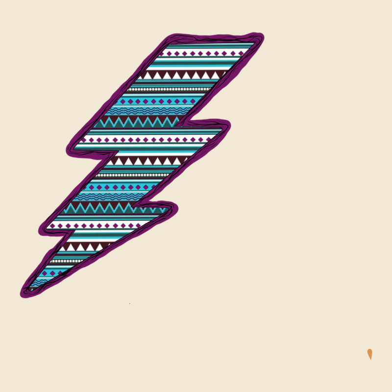 Purple Border Aztec Pattern Lightning Ladies Tee by Bettercallsaul | Teevron