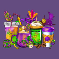 Mardi Gras Coffee Cups Cowgirl Vintage Hoodie | Teevron