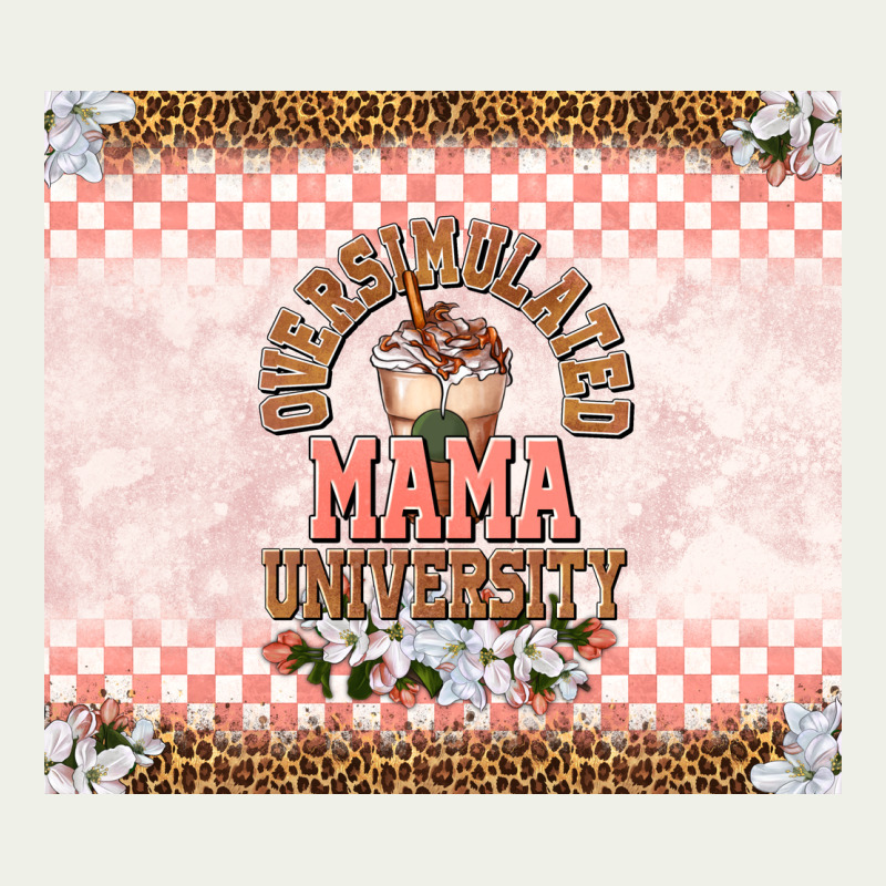 Oversimulated Mama University Urban Heavy Tee by TumblerDesignByShophia | Teevron
