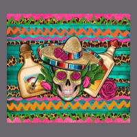 Mexican Tequila Skull Roses Cactus Sombrero Premium Sweatshirt | Teevron