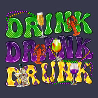 Drink Drank Drunk Mardi Gras Long Sleeve Tee | Teevron