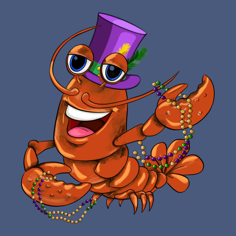 Mardi Gras Crawfish Vintage Hoodie by CowGirlArtShop | Teevron
