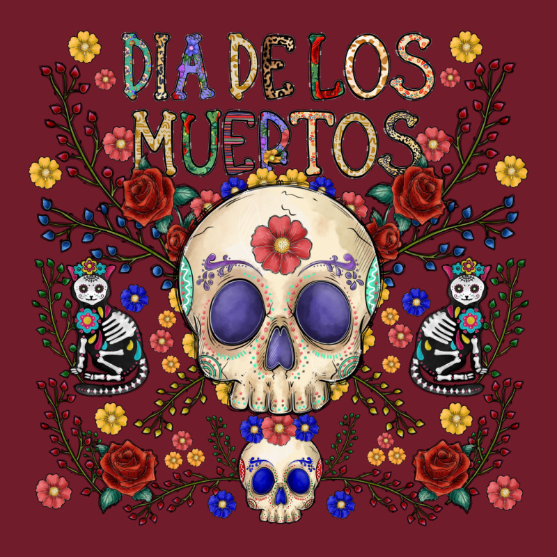 Dia De Los Muertos Zipper Hoodie by CowhideDigitalArt | Teevron