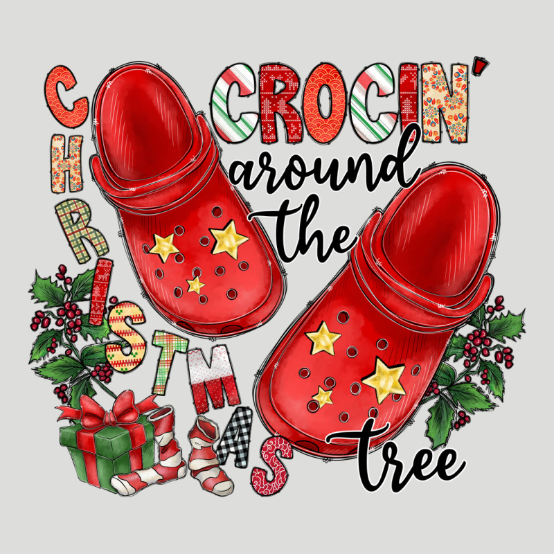 Christmas Crocin Around The Tree Zipper Hoodie by CowhideDigitalArt | Teevron