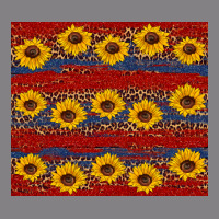 Usa And Sunflower Pattern Heavyweight Hoodie | Teevron
