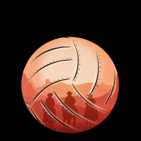 Cowboy Sunset Volleyball Ladies Tee | Teevron
