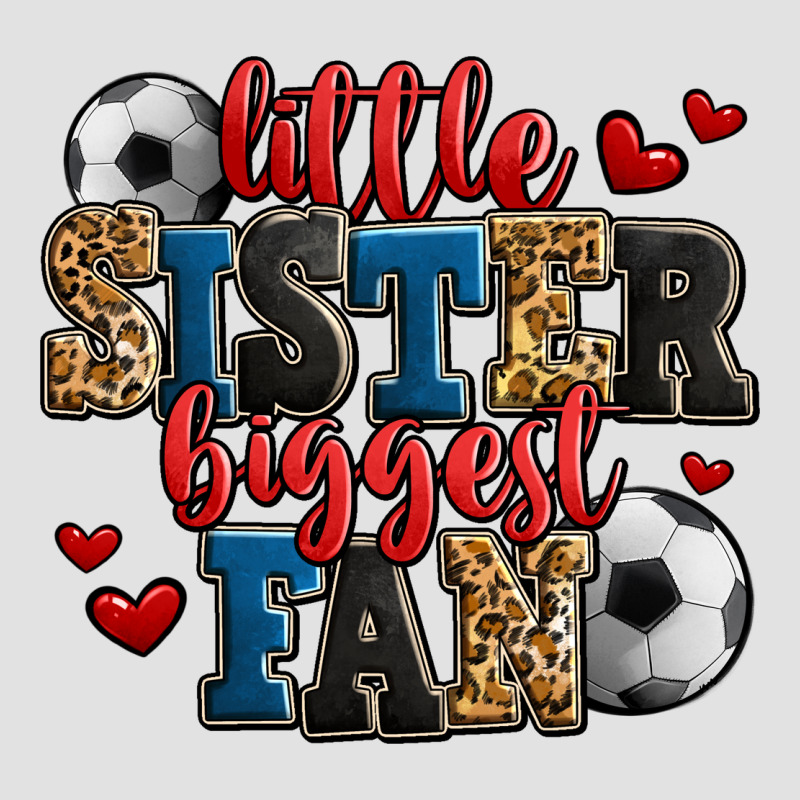 Little Sister Biggest Fan Soccer Premium Hoodie by Jasminsmagicworld | Teevron